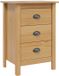 vidaXL Nachtkastje HILL Honingbruin 46 x 35 x 65 cm Massief Vurenhout