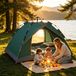 Icecat tente de camping pliable pour 2 personnes, montage hydraulique direct en 3 secondes, fond imperméable, arceaux en fibre de verre