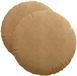 vidaXL - Zitkussens - 2 stuks - Fluweel - Bruin - Ø50 x 19 cm