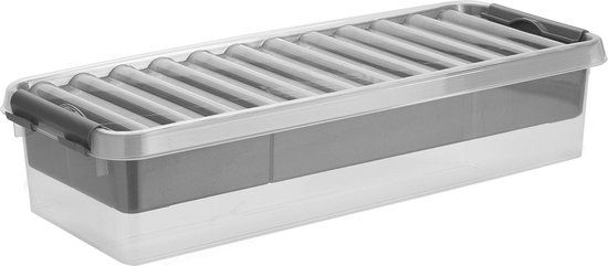 Sunware Q-line Multibox 6,5L - Transparant/Metallic - Met Inzet