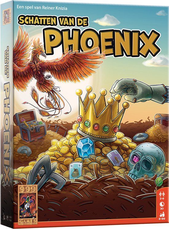 999 Games Schatten van de Phoenix - Spannend snel kaartspel - Eenvoudige spelregels