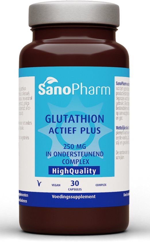 Sanopharm Glutathion actief plus high quality 30 Capsules