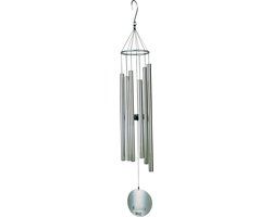 Nature's Melody Aureole Tunes Windgong - 106cm - Zilver - Outdoor Windchime