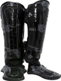 King Pro Boxing Shogun Series 1 Kickboks Scheenbeschermers Camo Zwart