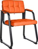 CLP Canada B Eetkamersstoel - Kunstleer oranje