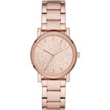 DKNY Dameshorloge Analoog quartz Roségoud 32012027