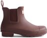 Hunter Original Chelsea boots en caoutchouc Bordeaux Imperméable