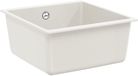 vidaXL - Wasbak - 80% Kwarts en 20% Hars - 430 x 460 mm - Wit