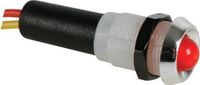 HQ Led Lamp 5V Rood - Chromen Behuizing