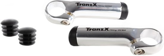 Tranz-X Bar Ends 80 Mm Zilver