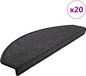 vidaXL - Trapmatten - 20 st - 65x24x4 cm - Antraciet - Halfrond - Groot