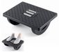Repose-pieds ergonomique - Réglable en hauteur avec rouleaux de massage - Gris