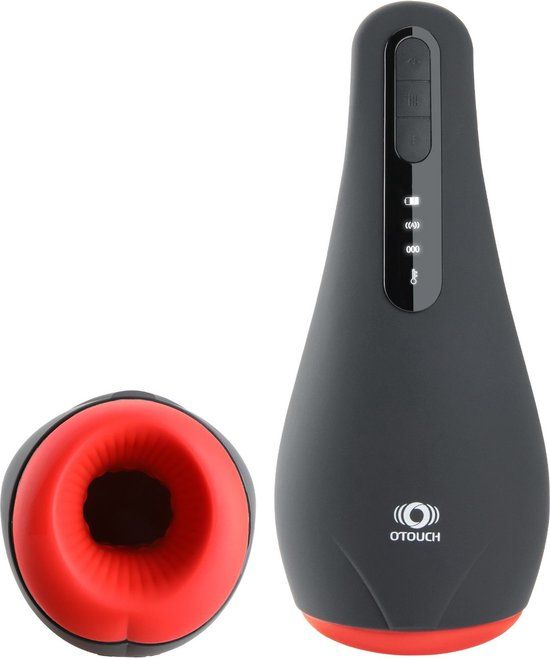 OTOUCH - Airturn1 Masturbator - Zwart - 22 cm - Basis masturbator voor mannen