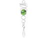 Invento-HQ Carillon à vent Crystal Twist 24 cm groen RVS Glas