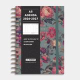 De Hobbit A5 Agenda 2026-2027 - 1 week op 2 pagina's - Harde Kaft - Ringband Agenda A5 (14,8 x 21 cm) - Klassieke Rozen