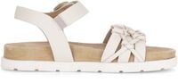 Gabor Dames Sandalen 4.600 Wit Glad Leer Maat 38