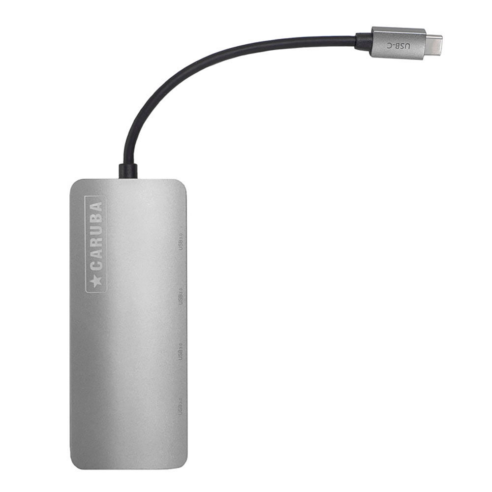 Caruba Premium 4 Port USB-C Hub Space Gray