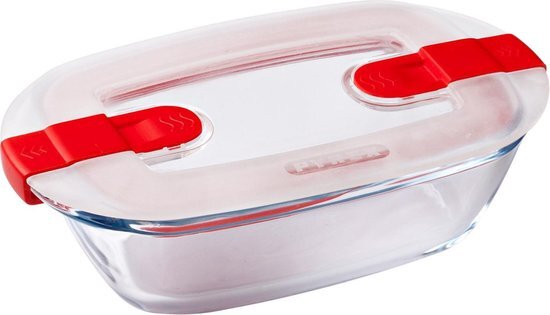 Pyrex vershoudbakje Cook & Heat 17 x 10 cm glas transparant