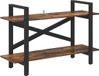 vidaXL Boekenplank Gerookt eiken 100 x 33,5 x 64 cm Bewerkt hout