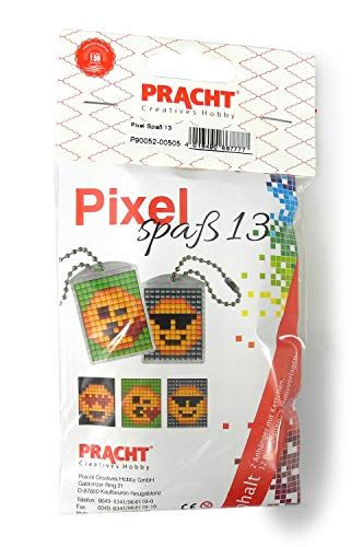 Pracht Creatives Hobby Pixel P90052-00505 Knutselset - 2 Sleutelhangers