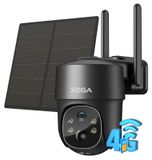 Merkloos Beveiligingscamera 4G Zonne-energie Buiten met simkaart 2K PTZ Ip66