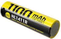 Nitecore NL1411R Oplaadbare 14500 Li-Ion batterij 1100mAh met USB-C Poort