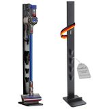 PureMounts Vloerstandaard voor stofzuigers, standaard, organizer voor Dyson V6 Pro, V7, V8, Cyclone Absolute, V10 Total Clean, Torque Drive en V11 Animal, V12 Slim Absolute, V15 Detect Absolute, zwart