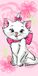 Serviette Disney Aristocats Strandlaken Marie Cat - 70 x 140 cm - Katoen
