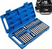 Merkloos / Sans marque Wan GmbH Dopsleutel Set - Reparatie Gereedschap - Voertuig Onderhoud - Spline Socket Ontwerp - 40 Delig - A