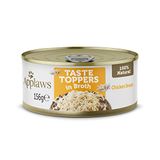Applaws 100 Prozent natürliche nasse Hund Futter, Hühnerbrust in Brühe 156 g Zinn (Packung mit 12)