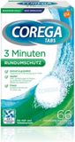 COREGA Tabs Rapid Protection complète comprimés nettoyants pour prothèses dentaires, 66 pièces.
