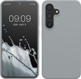 kwmobile telefoonhoesje geschikt voor Samsung Galaxy S24 - Hoesje met siliconen coating - Smartphone case in grijs