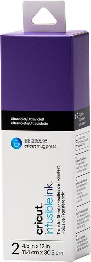 Cricut Infusible Ink Transfervellen - Ultraviolet (2 vellen)