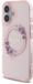 Guess GUHMP16SHFWFCP iPhone 16 6.1" roze/roze hardcase IML Flowers Wreath MagSafe