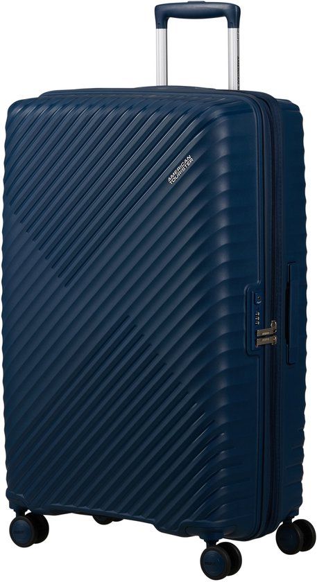 American Tourister Koffer - Diablast 4 wiel spinner L 78/31 uitbreidbaar - TSA lock - 98 l - Darkwave Blue