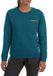 La Sportiva Climbing On The Moon Sweatshirt Turquoise/Yellow L Vrouw