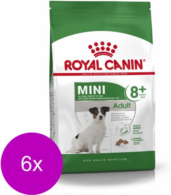 Royal Canin Shn Mini Adult 8plus - Hondenvoer - 6 x 2 kg