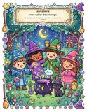 Sorcellerie Mon Cahier de Coloriage: 50 Coloriages Pour Développer Sa Créativité et Sa Concentration (4-6 Ans)