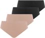 NUR DIE Periodenslip Probierpack Alles Geregelt mittelstark + extrastark beige/zwart 4 stuks