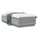 vidaXL Sonoma bedframe, grijs, 80 x 200 cm, bewerkt hout