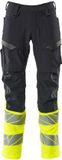 Mascot Accelerate Safe Broek met kniezakken 19879-711 - donkermarine/hi-vis geel - C56
