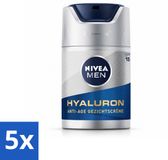 NIVEA MEN - Anti-Age - Crème pour le visage avec SPF 15 - 50 ml - Pack économique - 5 pièces