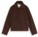 Tom Tailor - Bouclé-jas met zakken - Maat XS - java dark brown