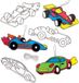 Baker Ross Raceauto Zonnevangers (8 Stuk) Knutselset Kinderen Unisex Multi