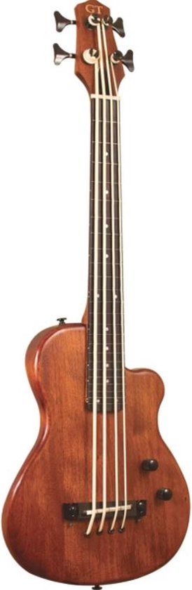 Gold Tone ME-BASS/FL - Microbass - 23" Fretloze elektrische microbas met mahonie top en hoes