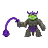 Heroes of Goo Jit Zu Stretch Strikers Deluxe Hero Pack Rock Jaw, rekbare actiefiguur met 20+ geweldige gevechtsgeluiden, rekbaar pantser en rekbaar wapen, 2 om te verzamelen