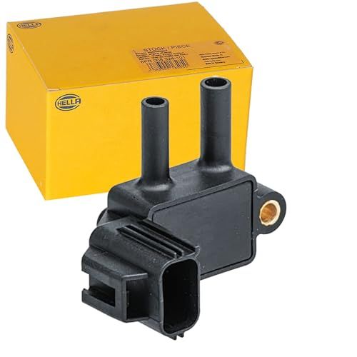 HELLA 6PP 009 409-601 Sensor, uitlaatgasdruk - 3-polig - Geschroefd