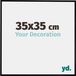yd. Cadre photo 35x35 cm Noir mat