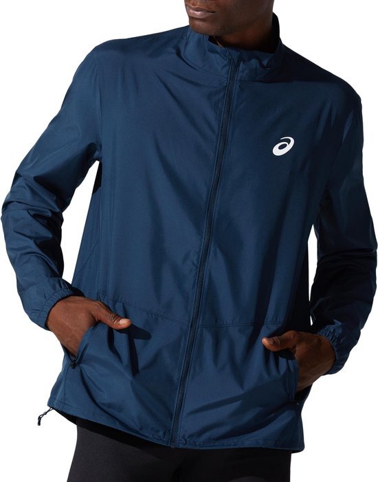 Asics - Core Jacket - Blue Running Jacket-S