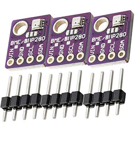 AZ Delivery 3 x GY-BME280 Barometrische Sensor voor Temperatuur, Vochtigheid en Luchtdruk compatibel met Arduino Inclusief E-Book!